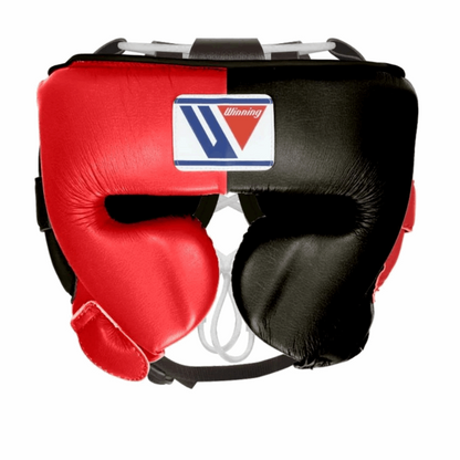 Winning Head Guard Open Face, Genuine Cowhide Leather, High Quality Winning Head Protective, Custom Made Head Guard, Available All Sizes & Colours, Free Shipping Worldwide